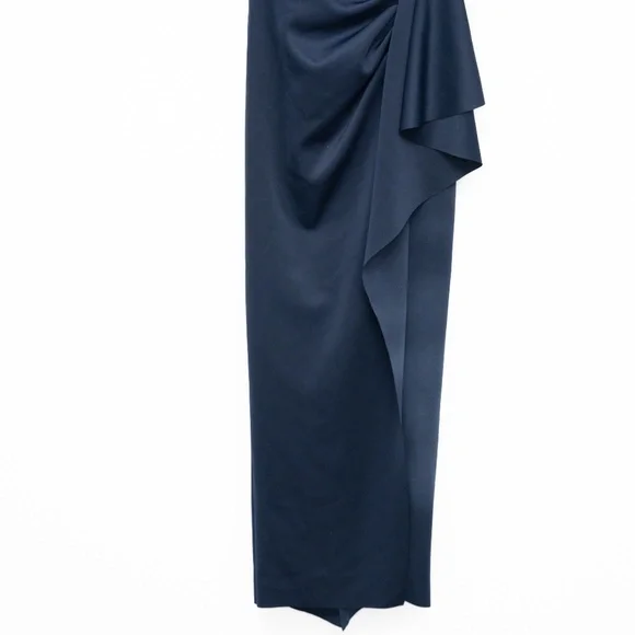 Xscape Jenny Long‎ Scuba Off The Shoulder Rouched Dress - Picture 11 of 12